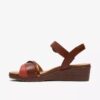 Womens Kacha Twist Rust Wedges