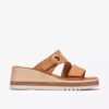 Womens Kidiki Cove Tan Nubuck Wedges Womens Kidiki Cove Tan Nubuck Wedges