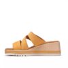 Womens Kidiki Cove Yellow Nubuck Wedges Womens Kidiki Cove Yellow Nubuck Wedges