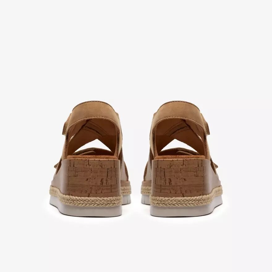 Womens Kidiki Sun Beige Combination Wedges Womens Kidiki Sun Beige Combination Wedges
