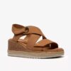 Womens Kidiki Sun Tan Nubuck Wedges Womens Kidiki Sun Tan Nubuck Wedges