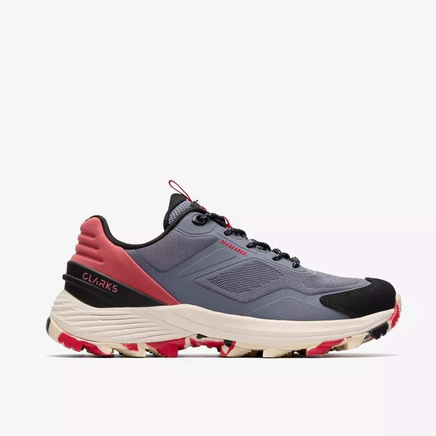 Womens Laila Trail2 Blue Combination Sneakers Womens Laila Trail2 Blue Combination Sneakers