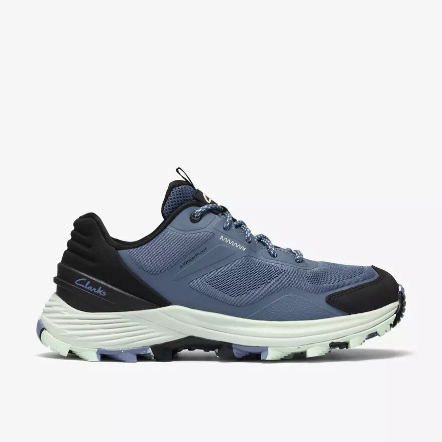 Womens Laila Trail2 Waterproof Blue Combination Sneakers Womens Laila Trail2 Waterproof Blue Combination Sneakers