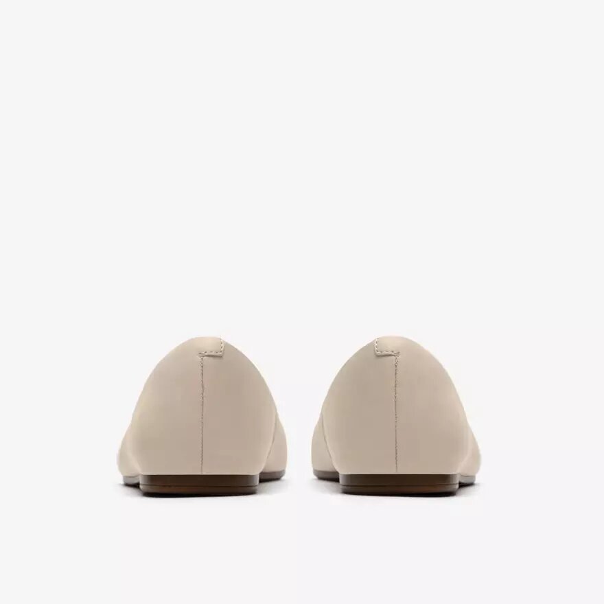 Womens Livia Lily Cream Leather Ballet Flats Womens Livia Lily Cream Leather Ballet Flats