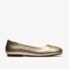 Womens Livia Lily Soft Gold Ballet Flats Womens Livia Lily Soft Gold Ballet Flats