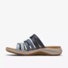 Womens Maelynn Abby Blue Combination Flat Sandals