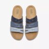 Womens Maelynn Abby Blue Combination Flat Sandals