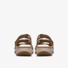 Womens Maelynn Abby Tan Leather Flat Sandals