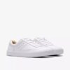 Womens Makea Court White Leather Sneakers