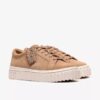 Womens Mayhill Walk Beige Suede Sneakers
