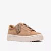Womens Mayhill Walk Beige Suede Sneakers