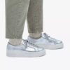 Womens Mayhill Walk Silver Metallic Sneaker Us