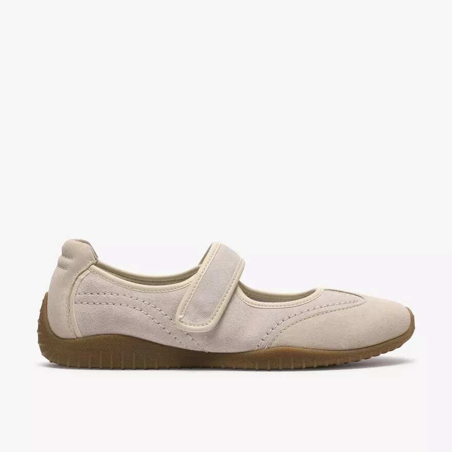 Womens Meridor Jane off White Suede Mary Janes Womens Meridor Jane off White Suede Mary Janes