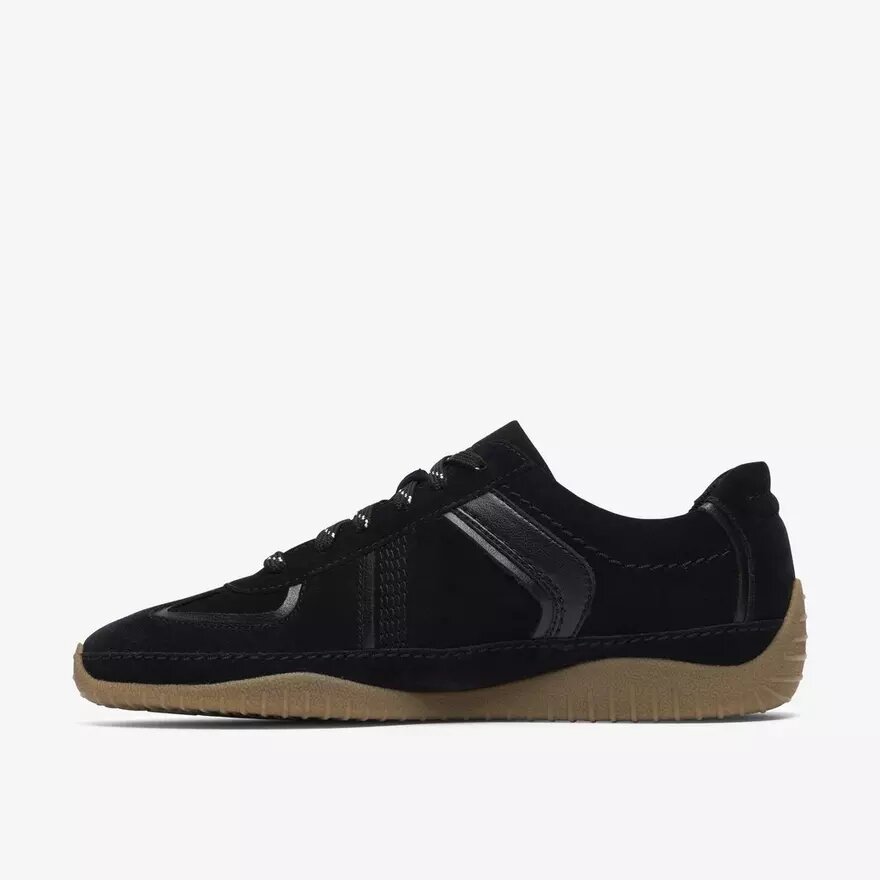 Womens Meridor Lo Black Suede Sneakers Womens Meridor Lo Black Suede Sneakers