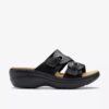 Womens Merliah2 Cove Black Leather Wedges Womens Merliah2 Cove Black Leather Wedges