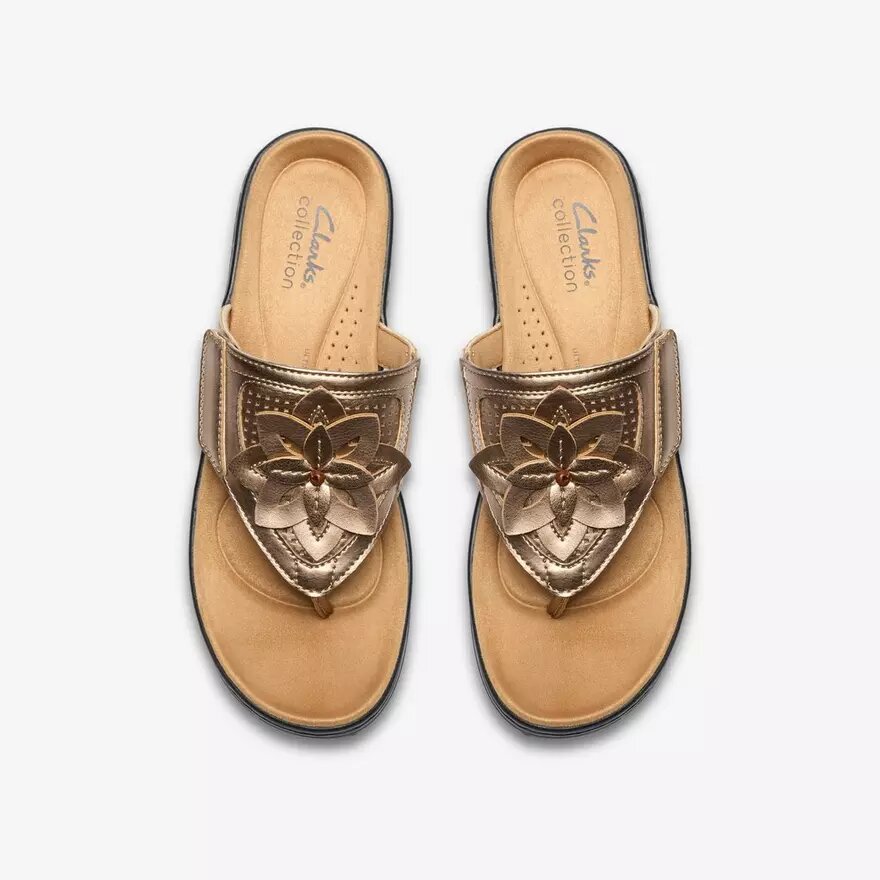 Womens Merliah2 Kyla Gold Metallic Wedges Womens Merliah2 Kyla Gold Metallic Wedges