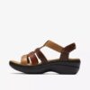 Womens Merliah2 Ruby Tan Combination Wedges