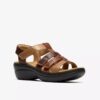 Womens Merliah2 Ruby Tan Combination Wedges