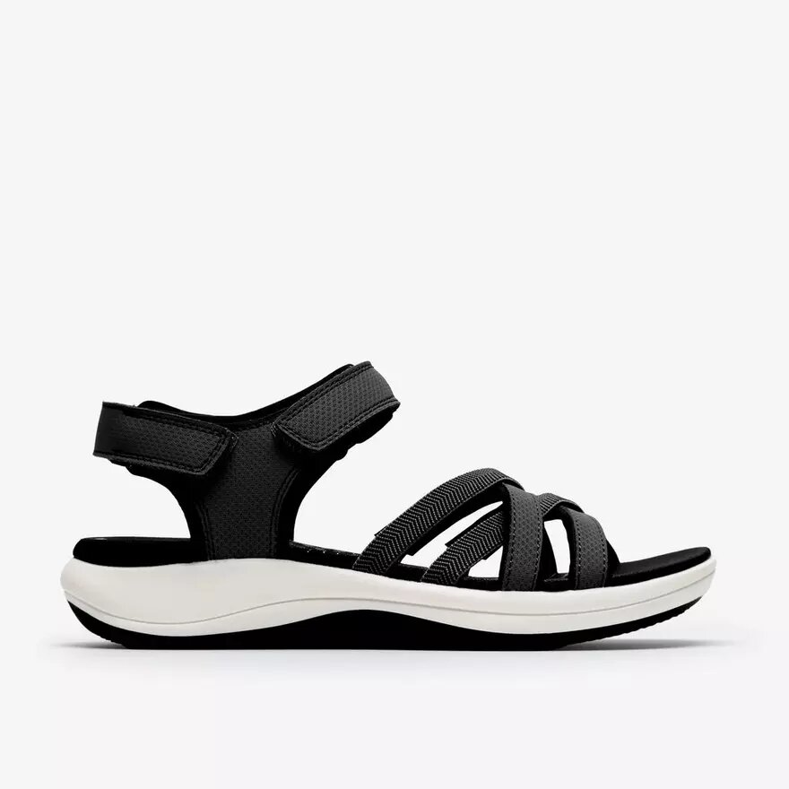 Womens Mira Shore Black Strappy Sandals Womens Mira Shore Black Strappy Sandals