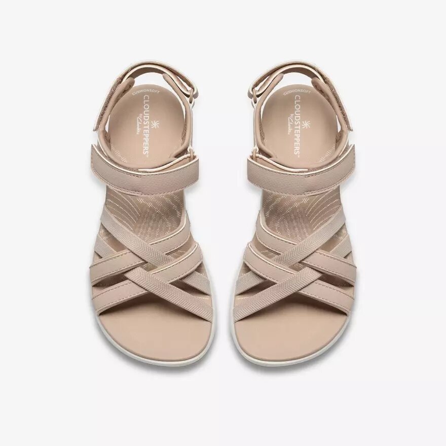 Womens Mira Shore Sand Strappy Sandals Womens Mira Shore Sand Strappy Sandals