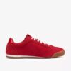 Womens Moritz Lo2 Red Suede Sneakers