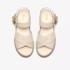 Womens Orinoco3 Cross Cream Leather Flat Sandals Womens Orinoco3 Cross Cream Leather Flat Sandals