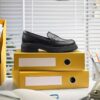 Womens Orinoco3 Edge Black Leather Loafers Us
