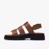 Womens Orinoco3 Strap Tan Leather Flat Sandals