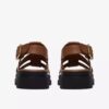 Womens Orinoco3 Strap Tan Leather Flat Sandals