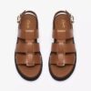 Womens Orinoco3 Strap Tan Leather Flat Sandals