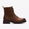 Womens Orinoco3 Style Walnut Leather Ankle Boots