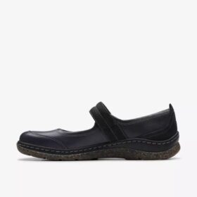 Womens Orlene Jane Black Leather Mary Janes