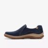 Womens Orlene Slip Navy Nubuck Slip-Ons