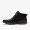 Womens Orlene Top Waterproof Black Leather Chelsea Boots