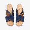 Womens Seannah Nora Dark Denim Wedges Womens Seannah Nora Dark Denim Wedges