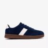 Womens Seco Speed2 Navy Suede Sneakers