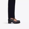 Womens Shaya Jane Black Leather Mary Janes Womens Shaya Jane Black Leather Mary Janes