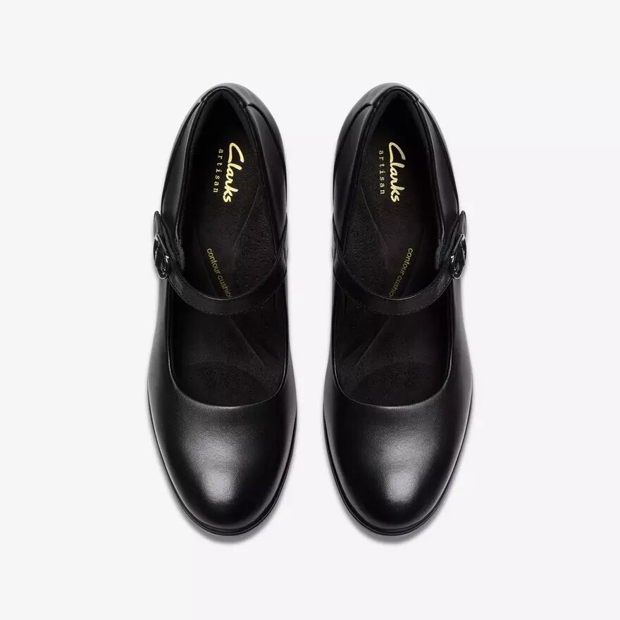 Womens Shaya Jane Black Leather Mary Janes Womens Shaya Jane Black Leather Mary Janes