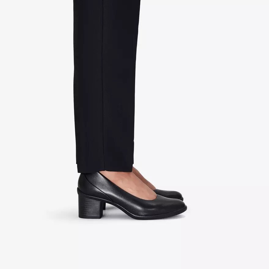 Womens Shaya Poppy Black Leather Pumps Womens Shaya Poppy Black Leather Pumps