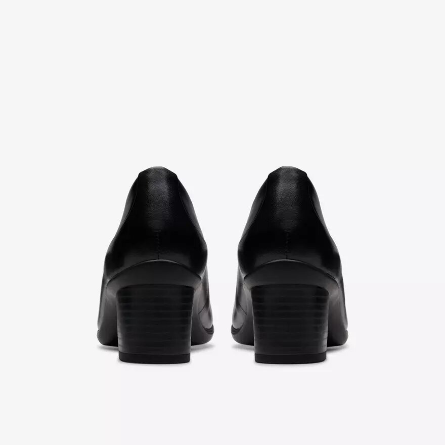 Womens Shaya Poppy Black Leather Pumps Womens Shaya Poppy Black Leather Pumps