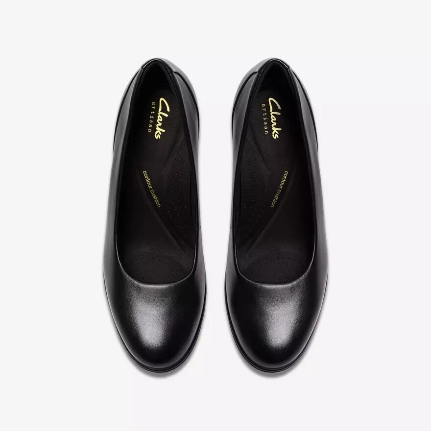 Womens Shaya Poppy Black Leather Pumps Womens Shaya Poppy Black Leather Pumps