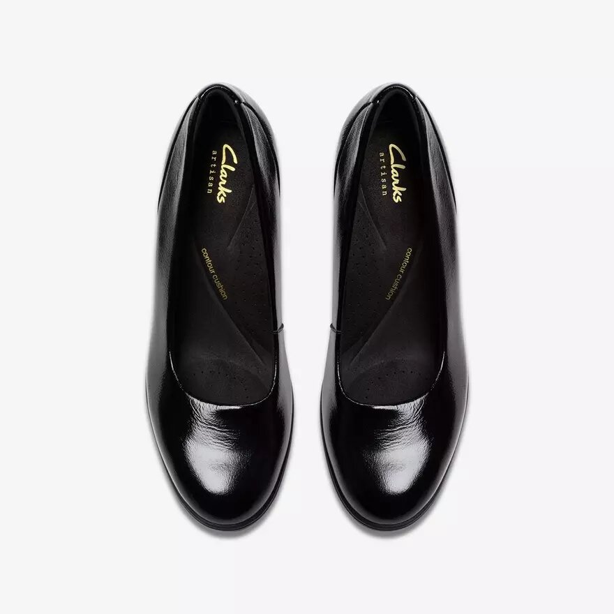 Womens Shaya Poppy Black Patent Pumps Womens Shaya Poppy Black Patent Pumps