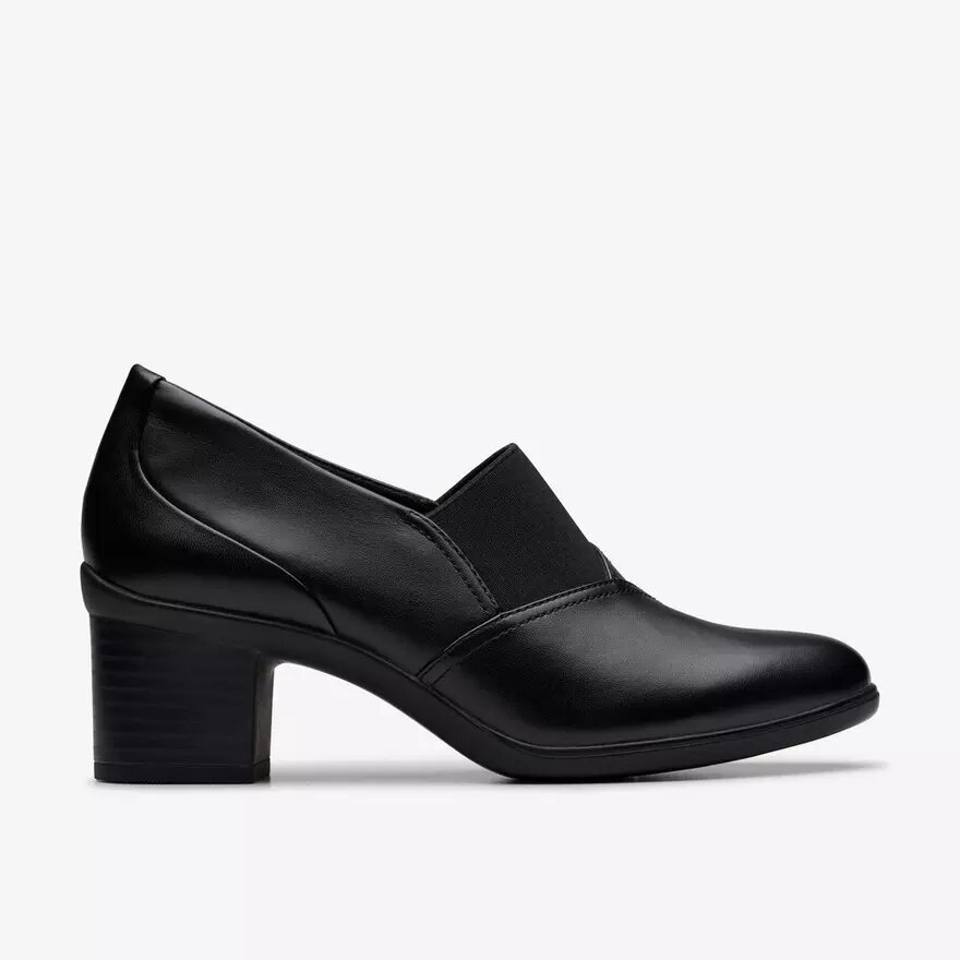 Womens Shaya Tess Black Leather Troer Shoes Womens Shaya Tess Black Leather Troer Shoes