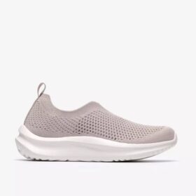 Womens Solevana Knit Pale Grey Sneaker