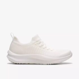Womens Solevana Lace White Sneakers