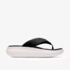 Womens Solevana Post Black Flip Flop