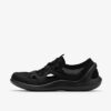 Womens Solevana Step Black Slip-Ons