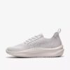 Womens Solevana Style White Leather Sneakers
