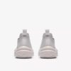 Womens Solevana Style White Leather Sneakers