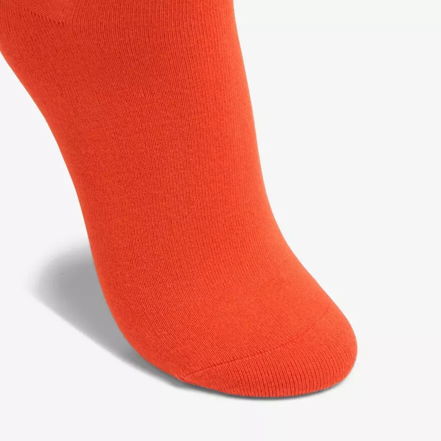 Womens Solid Dress Crew Orange Socks Womens Solid Dress Crew Orange Socks